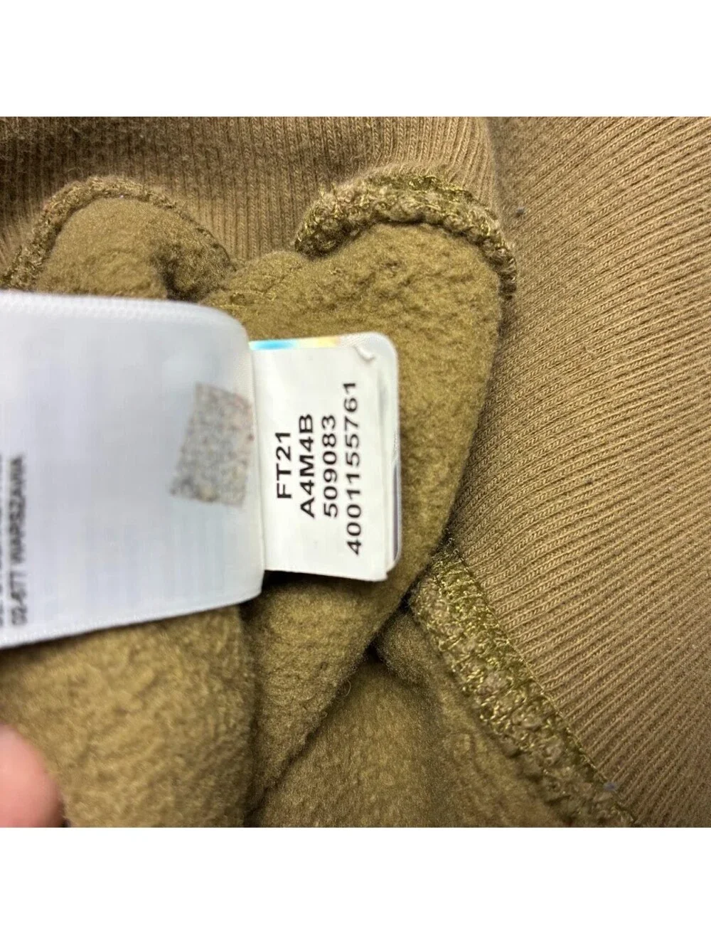 The North Face Hoodie Mens Size Small Green & Orange